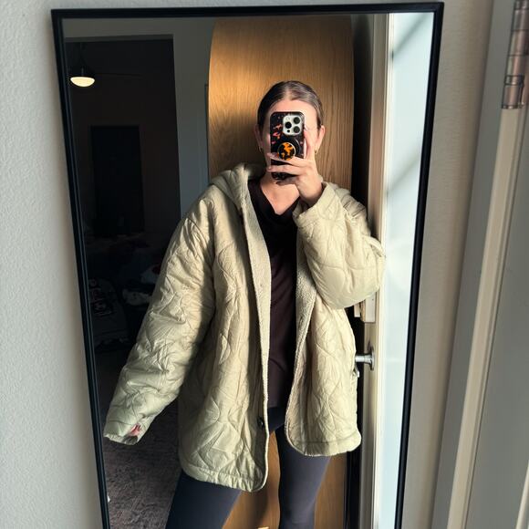 ASOS Olive Green Quilted Puffer Jacket - Picture 11 of 11